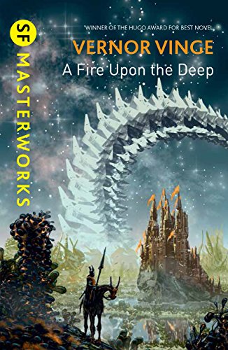 Book cover of A Fire Upon the Deep